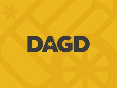 All you need is DAGD agency branding collective collective design collective work graphic design initials logo logo design spark studio typo vector yellow