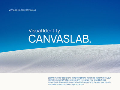 Visual Identity for Canvaslab uiux
