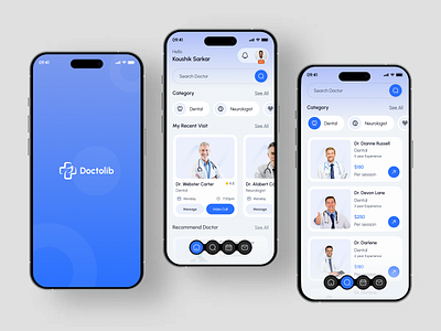 Doctor Appointment Mobile App UI UX Design android app design app interface application ui best ui health app healthcare mobile app hospital website ios mobile mobile app design mobile app ui mobile ui modern app ui modern ui popular ui design ui ux ui ux design