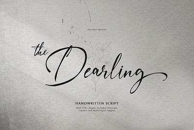 The Dearling | Handwritten Script feminine