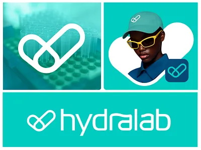 Visual Identity - Hydralab Water Testing brandmark checkmark droplet graphic design lab laboratory lettering liquid logo logo design logo designer logos minimalist monoline pool print teal testing typography water