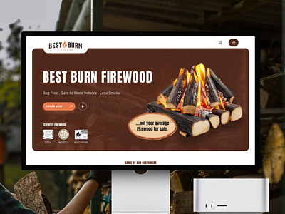 Firewood Landing page design firewood landing page landing page landingpage web design webdesign website website design