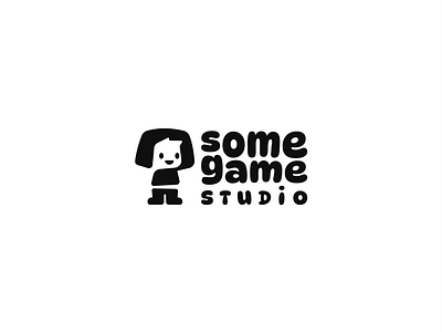Game studio logo brand branding character design elegant graphic design logo logo design logo designer logodesign logodesigner logotype minimalism minimalistic modern negative space question mark