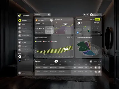 CryptoNest UI Animation – Smooth Web3 Motion Design animation crypto exchange crypto trading dashboard ui fintech design microinteraction motion design trading ui animaiton ui app