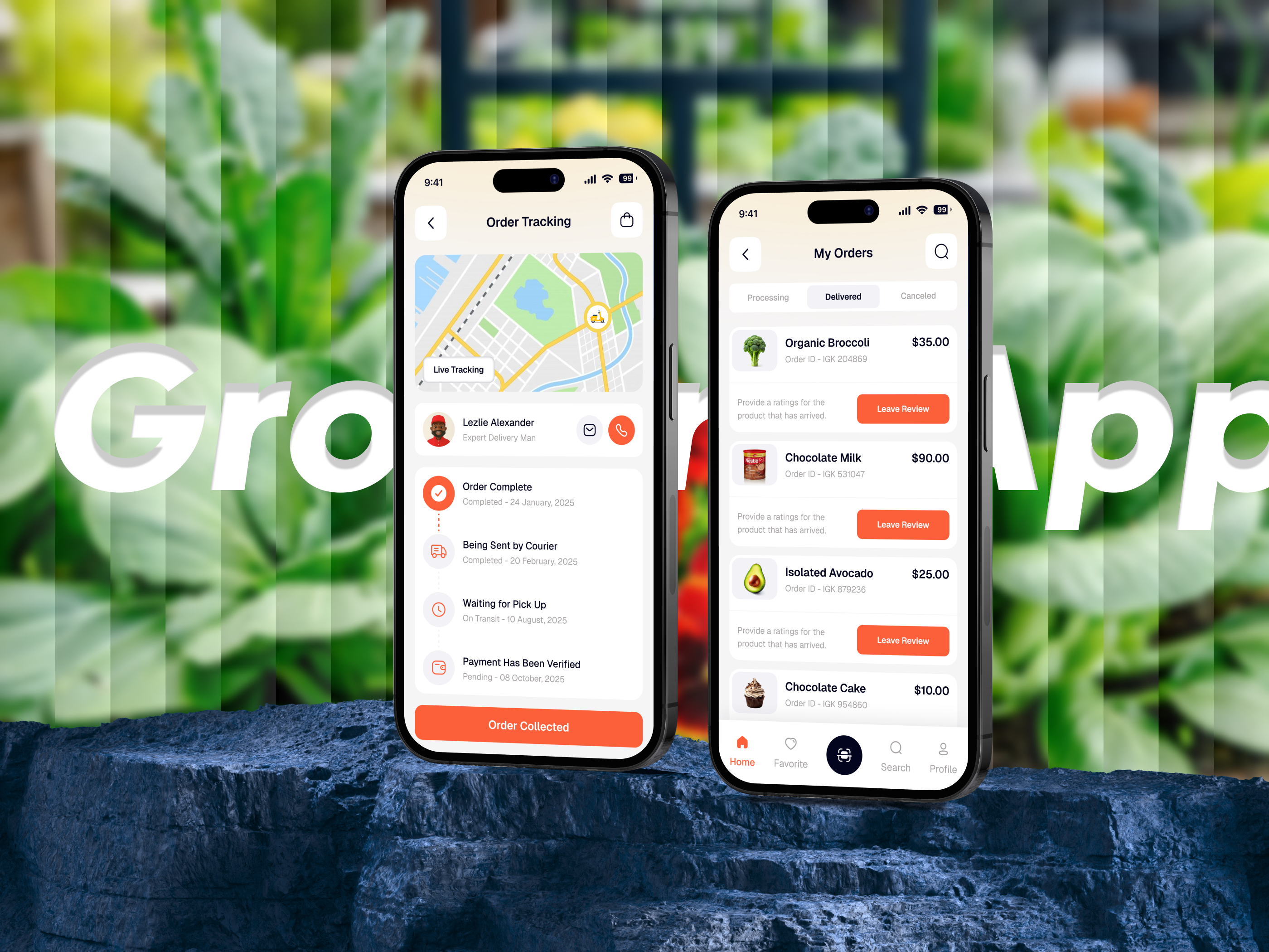 Example of Smart - Grocery Mobile App UI/UX