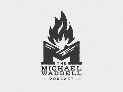 Michael Waddell Podcast branding design graphic design illustration logo vector