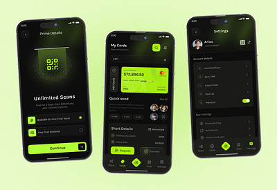 Card Provide Mobile App business card card provide carddeliveryapp crypto mobile app digital card app financial app fintechdesign mobile app