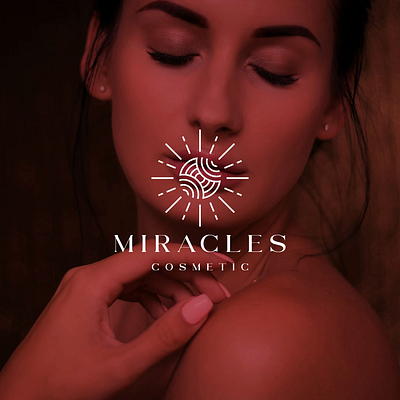MIRACLES COSMETICS – Minimal Line Art Sun Logo Design abstract brand identity branding design design logo flat graphic design icon illustration logo logo design logos logotype minimal minimal logo minimalist modern modern logo unique