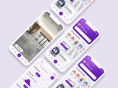 Real estate mobile application design creative graphic design mobile application realestate