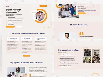 Impower Leader Ai website Design ai animation branding leadership prototype research ui ui ux visual communication website website design