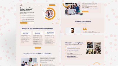 Impower Leader Ai website Design ai animation branding leadership prototype research ui ui ux visual communication website website design