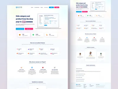WordPress Plugin Website Design – Clean, Modern, Conversion-Focu conversiondesign dribbble figma marketingpage pluginwebsite portfolio productlanding saasdesign uxui webdesign wordpress