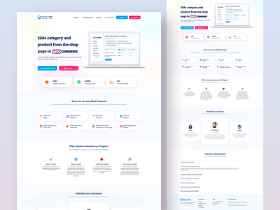 WordPress Plugin Website Design – Clean, Modern, Conversion-Focu conversiondesign dribbble figma marketingpage pluginwebsite portfolio productlanding saasdesign uxui webdesign wordpress