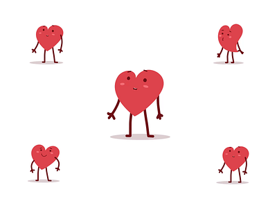 Cute Heart Animation adobe after effect animation animation after effects design gif animation illustration illustration animation lottie lottiefiles saying hi