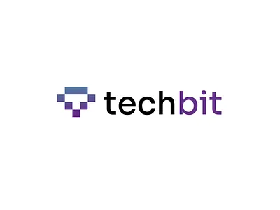 Technology Logo with T Letter Branding Concept brand identity branding logo logo design minimal logo modern logo pixel t letter logo tech technology company technology logo