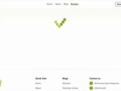 💁 Framer template | Drag effect | Thank you page 👇 blog cms drag effect framer framer effects framer interaction framer template framer website interaction interactive elements non profit thank you page ui ux volunteer website