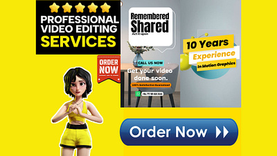 Professional Social Media Video Editing Services | Ad Creation 2d animation ads advertising animation animator contenct creation content creation facebook ads instagram ads instagram reels social media ads tiktok videos video editing video editor youtube ads yt videos