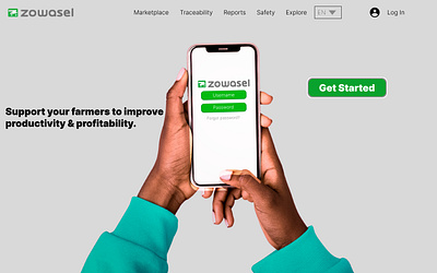 Landing Page design graphic design ui ux vector