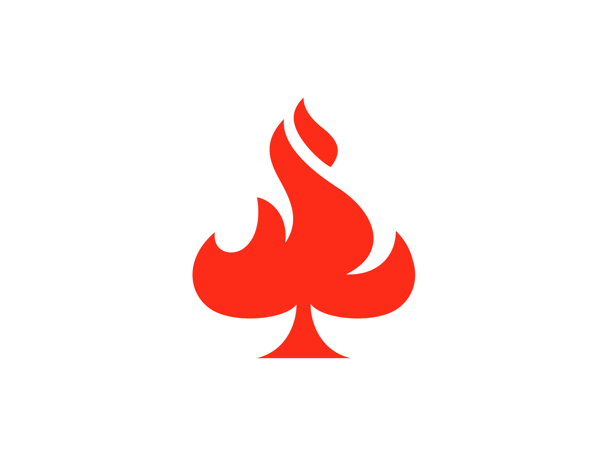 Ace + flame ace bet branding casino concept double meaning fire flame gambling hot identity logo logo concept for sale logo design luck purchase roxana niculescu simple spades startup logo