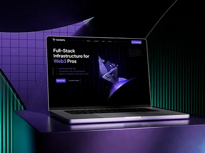 Tenderly — Web Design for Full-Stack Web3 Infrastructure 3d 3d design blockchain interactive landing page landing page design marketing design product design tech tech design ui design ui ux web design web3 web3 design
