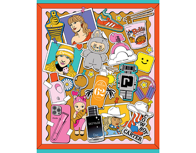Scent Obsession X Season of Victory beauty fragrance icons stickers tweens