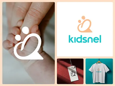 Baby Brand Logo Design baby brand baby logo baby product logo branding care logo icon k logo kids logo logo logo design logotype minimal design minimalist modern logo mother logo professional logo