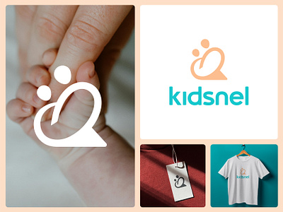 Baby Brand Logo Design baby brand baby logo baby product logo branding care logo icon k logo kids logo logo logo design logotype minimal design minimalist modern logo mother logo professional logo