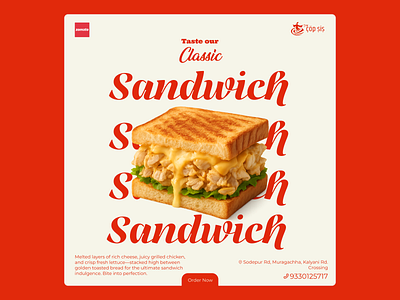 Food Ad Design – The Copsis Sandwich Campaign ad campaign branding dribbbleweeklywarmup figma fooddesign graphic design marketingdesign posterdesign restaurantbranding sandwich typography