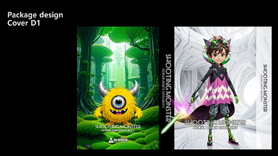 Character & Package design mock-up 3 2024 ai character digital illustration graphic design package stable diffusion