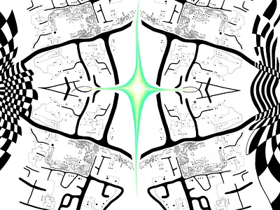 "LOFTAS" Maping fractal painting art graphic design illustration