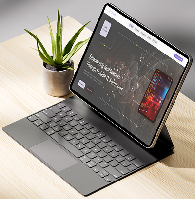 Website of IT Solution dashboard graphic design mob mobile app design ui ux web design website