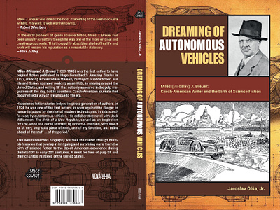 Dreaming of Autonomous Vehicles / book cover book cover graphic design