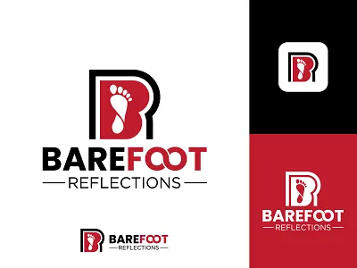 ICONIC LOGO DESIGN barefoot logo barefoot logo design brand identity branding branding design design flat logo foot logo graphic design iconic logo illustration logo logo design logo mark vector