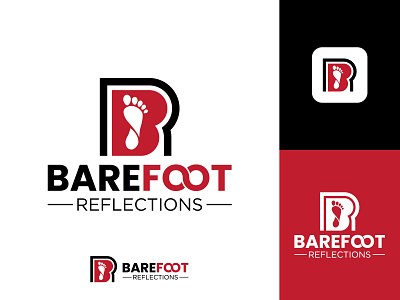 ICONIC LOGO DESIGN barefoot logo barefoot logo design brand identity branding branding design design flat logo foot logo graphic design iconic logo illustration logo logo design logo mark vector