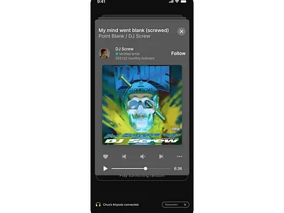 Music player graphic design hiphop minimal mobile mobile app music player player ui ux uxui walkman