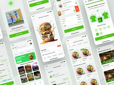 🍽️Smart Food Delivery Apps appdesign deliveryapp deliverypartner figmadesign food delivery apps ui fooddelivery foodtech hoverfeast kitchenapp multiroleapp restaurantdashboard smartecosystem uxui