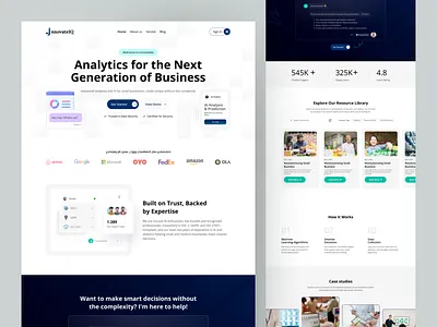 InnovateIQ – Business Analytics Platform Website UI Design ai platform ui analytics platform analytics website b2b web design business business analytics data visualization design graphic design landing page product analytics saas saas website design ui ui design ux ux design website website design