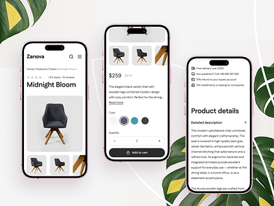 Responsive product page design ecommerce online shop product details product page responsive shop design ui ui design ux ux design web design webdesign website