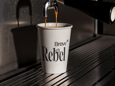 Rebel Brew | Cup of Coffee design branding branding design cup design digitalmarketing graphic design illustration logo packaging street style coffee shop vector