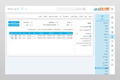 Redesign of MahanNet’s CRM/BSS platform – Web & Mobile bssplatform crmdesign figma graphic design ui ux