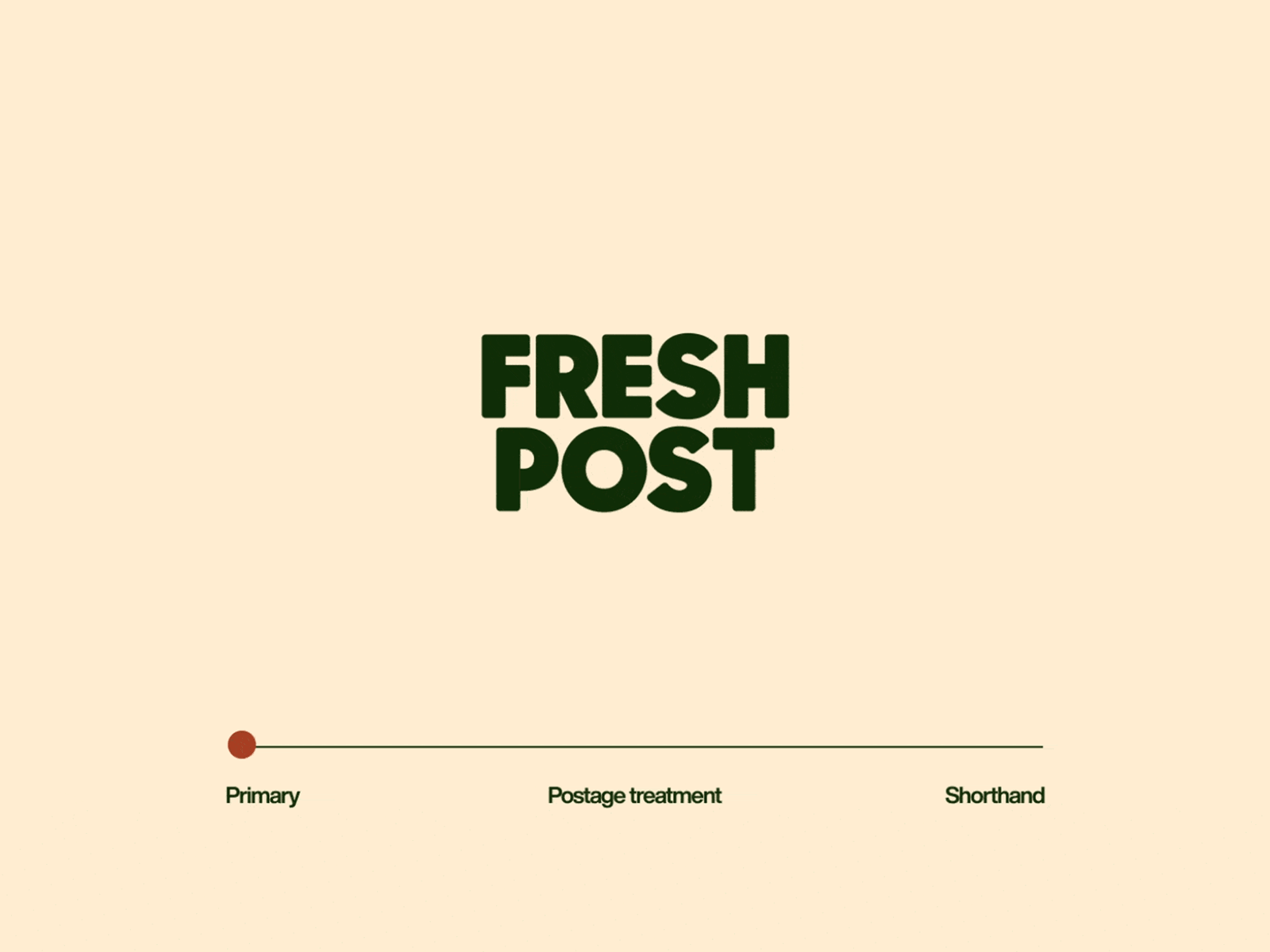 Fresh Post logo system brand identity branding brandmark design food fresh graphic design healty identity logo mark minimal post rebranding restaurant visual identity