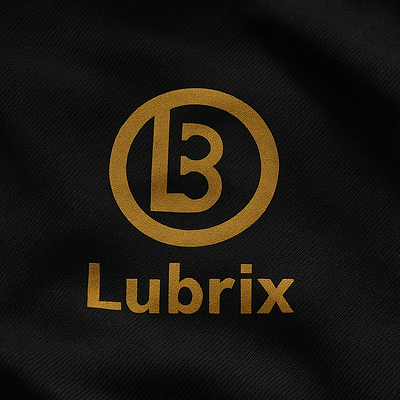 Lubrix logo animation branding graphic design logo motion graphics
