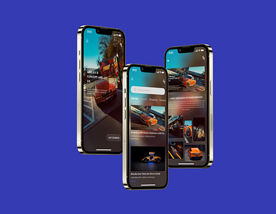 MERCEDES-BENZ MOBILE APP UI DESIGN CONCEPT 👌 flash page landing page mobile app ui ui design ui inspiration ui today uiux
