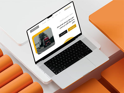 Transportation Website graphic design ui