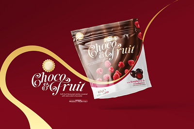 Chocolate Packaging | Choco & Fruit | Chocolate balls alirezaadineh brand identity branding choco chocofruit chocolate chocolate package design chocolate packaging chocolatepouchdesign package design pouchdesign product design