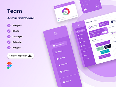 All-in-One Team Panel UI – Free to Download admin dashboard figma for you foru free fu ui ux