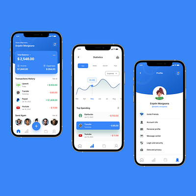 Modern Banking Wallet App bankingappui cleandesign cryptowallet darkmodeui dribbbleui figmadesign financeapp financedashboard fintechui mobileappdesign mobilewallet modernui neobankui paymentapp ui uiux uxforfinance uxuidesign walletappdesign