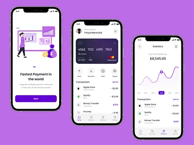Modern Banking Wallet App bankingapp cryptowalletui figmadesign financeappdesign financetracker fintechapp fintechui iosdesign lightmodeui mobileappdesign mobileappui mobilebanking moneyapp personalfinanceapp uidesign uiux uxdesign walletapp walletdesign