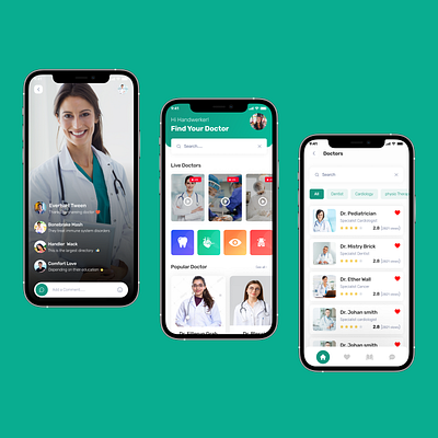 Doctor Appointment App appconcept appdesign appointmentappui bookingappdesign cleanui designinspiration doctorappointmentapp doctorbooking figmadesign healthcareapp healthcareui healthtech medicalapp minimaldesign mobileappdesign modernui patientapp telemedicineapp uiux