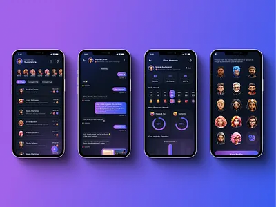 Modern Chat App androidappui chatappui chatappux chatinterface cleanmobileui cleanui darkmodeui dribbbledesign figmadesign lightmodeui messagingappdesign mobileappdesign modernui realtimechatapp uiux uxdesign uxuidesign voicemessageui